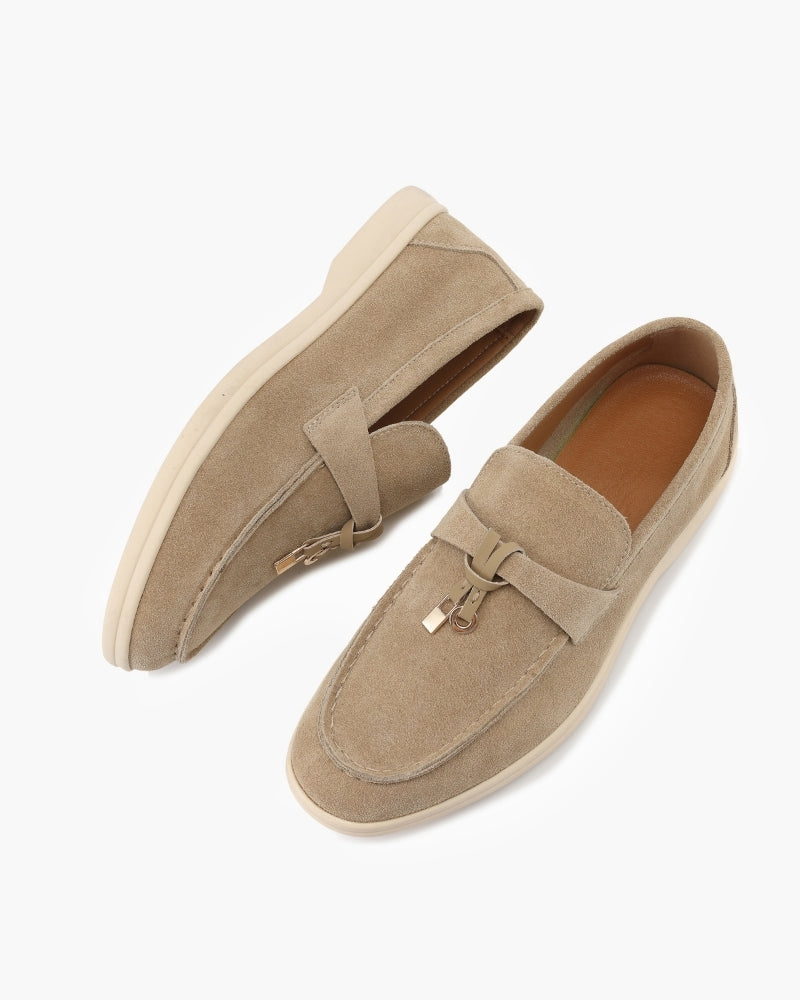 Suede Lady Loafers - Areistore