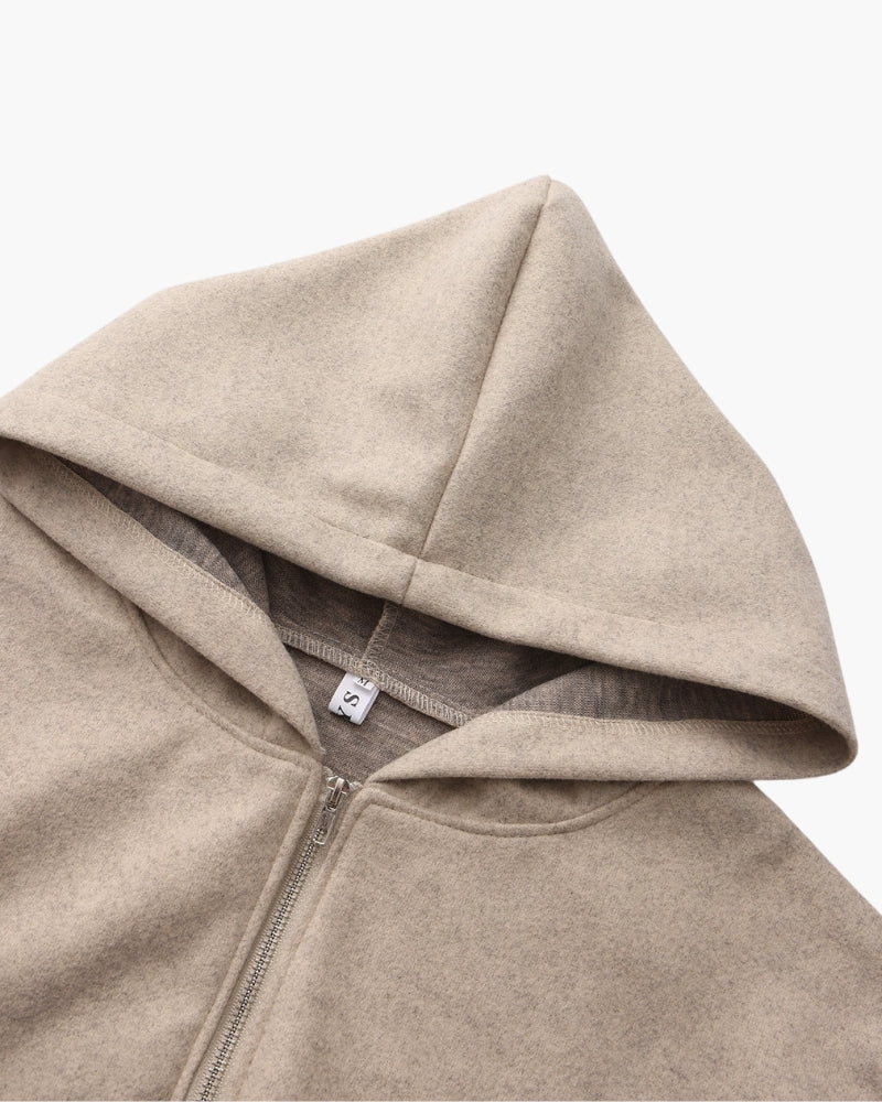 Marlow Wool Zip Coat - Areistore
