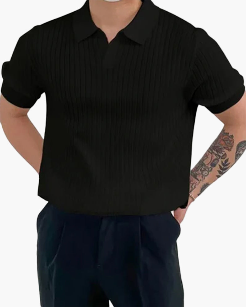 Florence - Ribbed Cotton Polo - Areistore