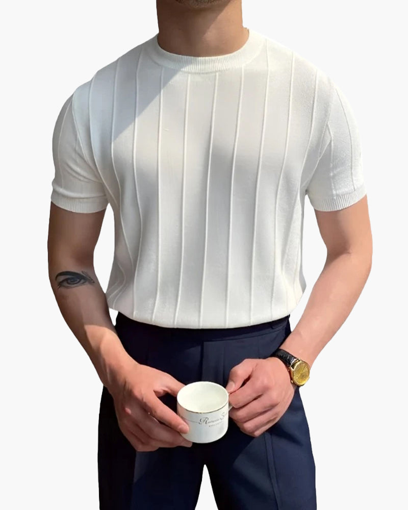 Cannes Ribbed T-Shirt - Areistore