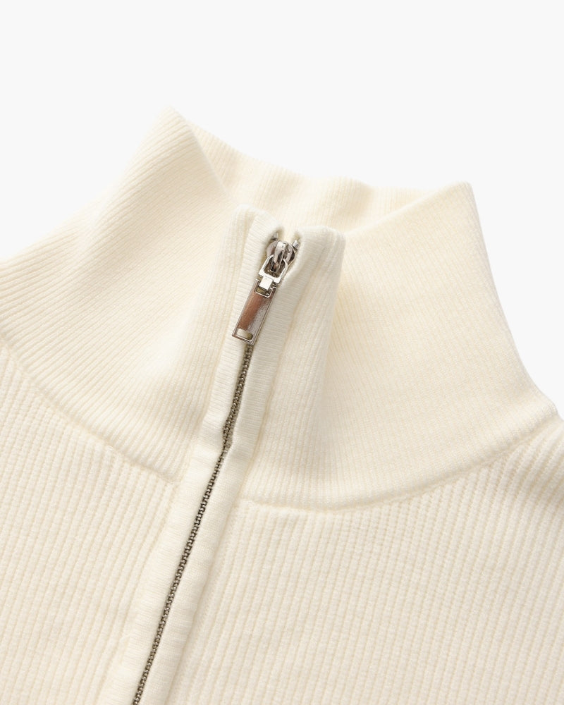 Refined Half-Zip Knit Pullover - Areistore