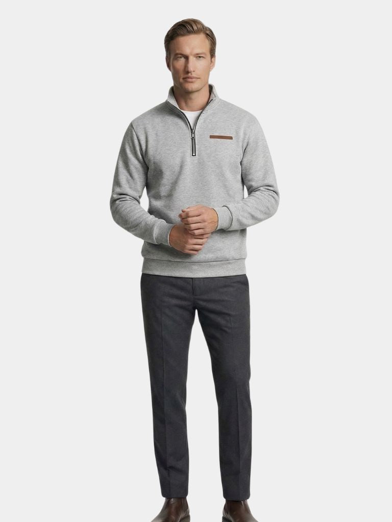 Slate Urban High Collar Pullover - Areistore