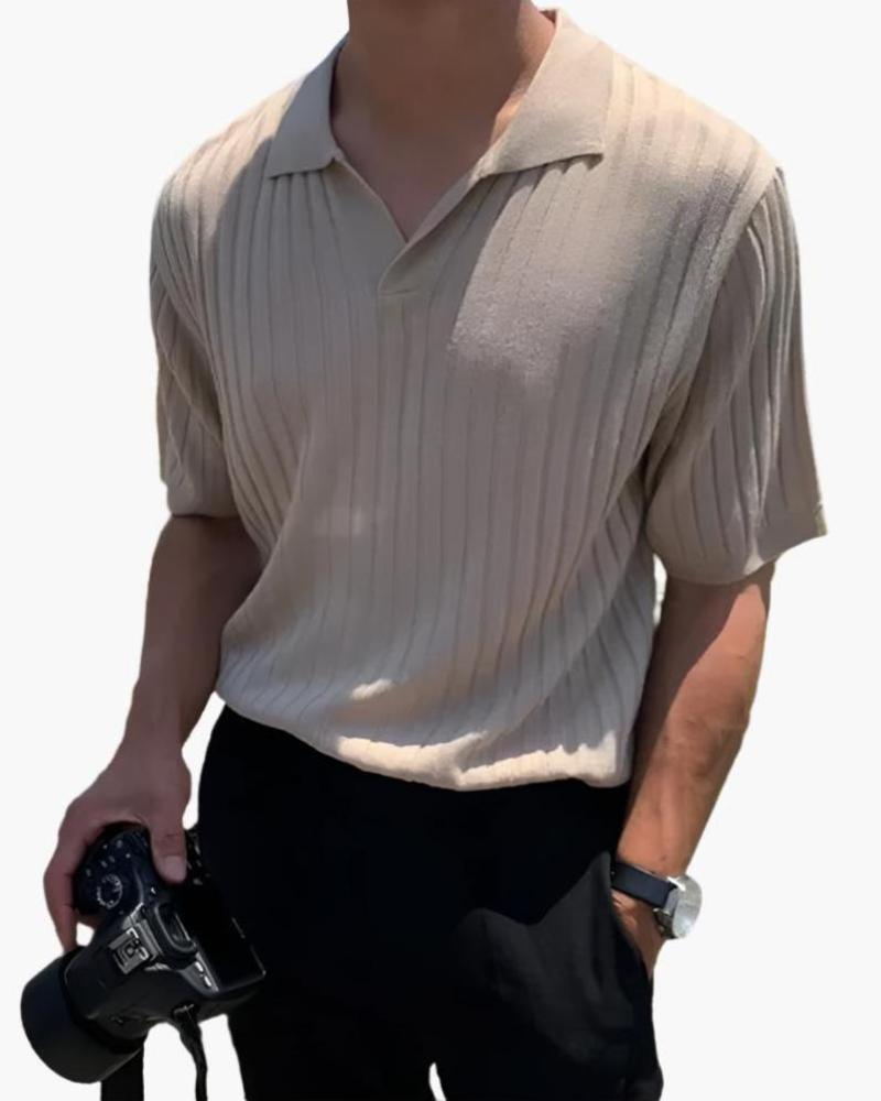 Florence - Ribbed Cotton Polo - Areistore