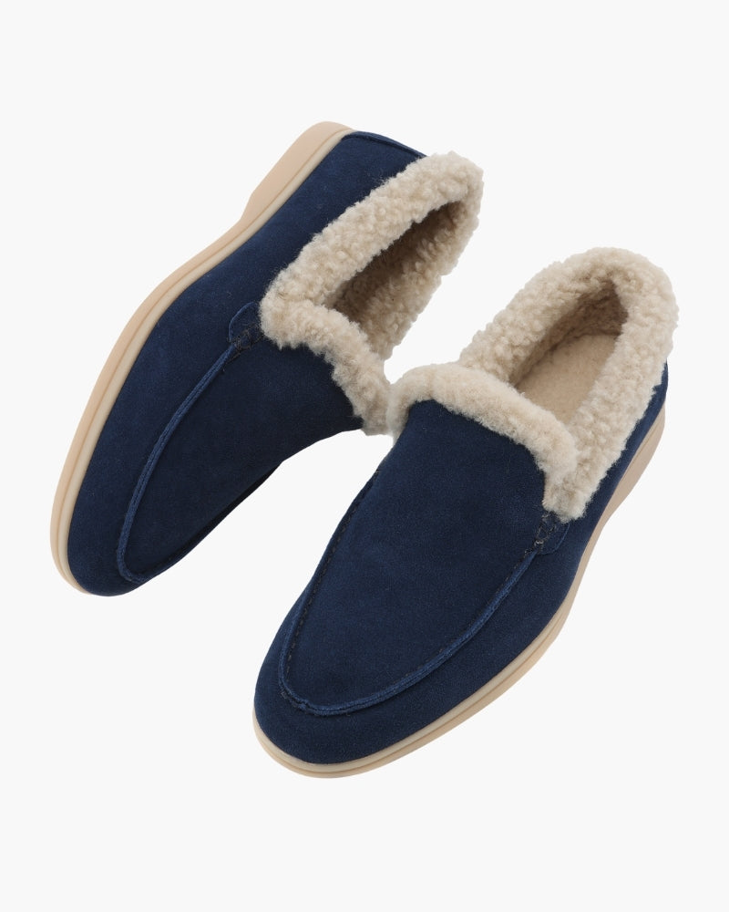 Fur-Lined Premium Loafers - Areistore