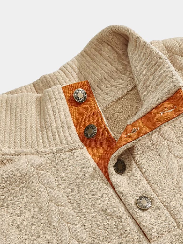 Timberline Long Collar Knit Sweater - Areistore