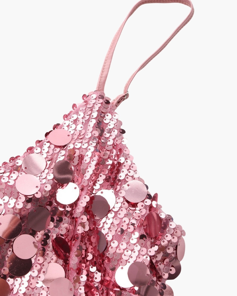 Sequin Party Mini Dress - Areistore
