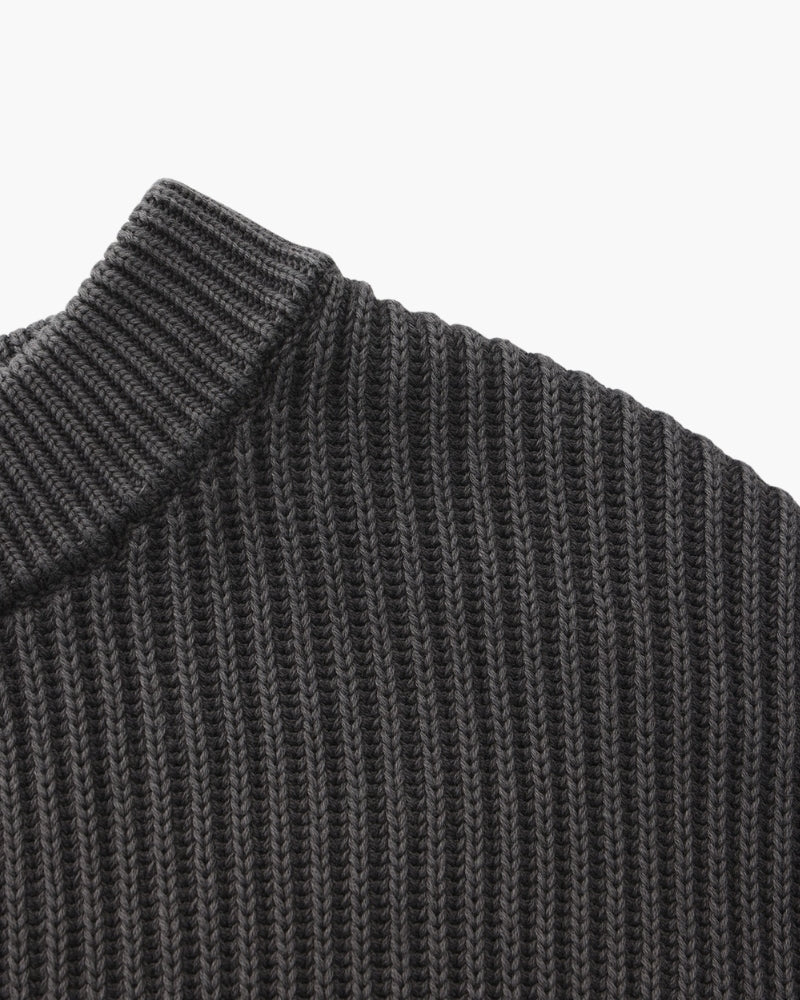 Rib Knit Crewneck - Areistore