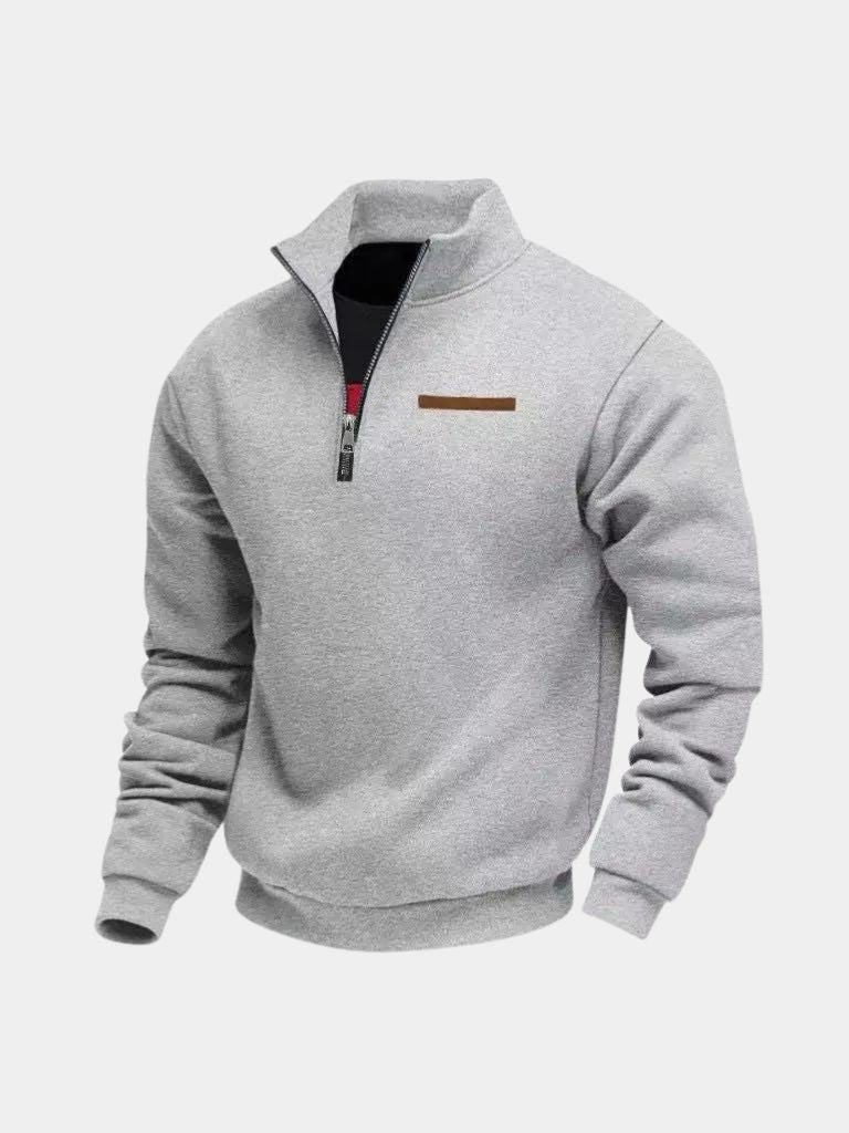 Slate Urban High Collar Pullover - Areistore
