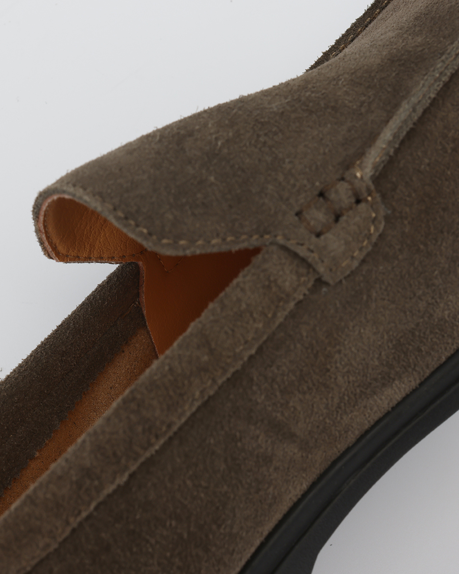 Premium Suede Loafers - Black Soles - Areistore