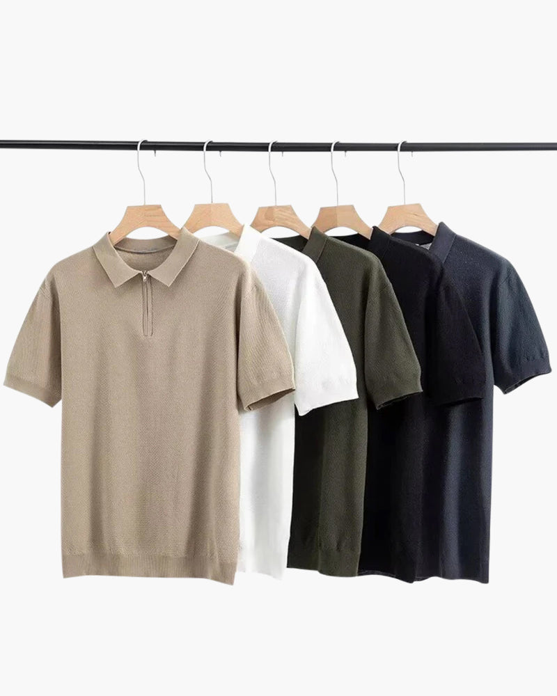Marbella Zip Up Polo - Areistore