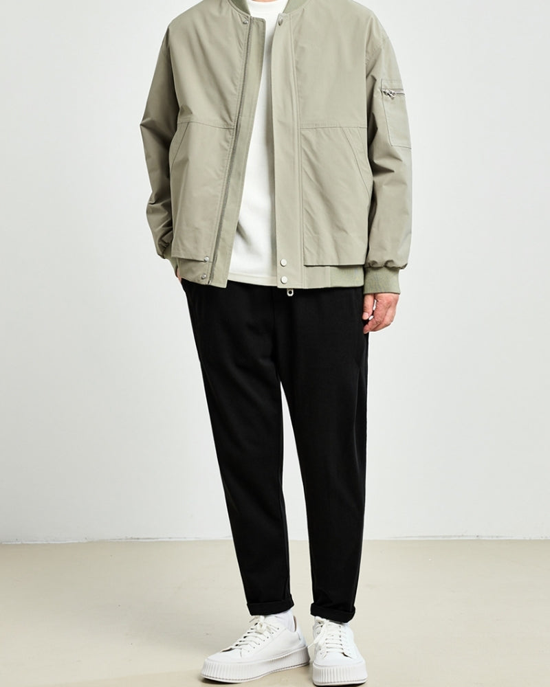 Minimalist Bomber Jacket - Areistore