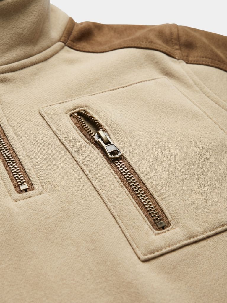 Urban Explorer High Collar Quarter Zip Pullover - Areistore
