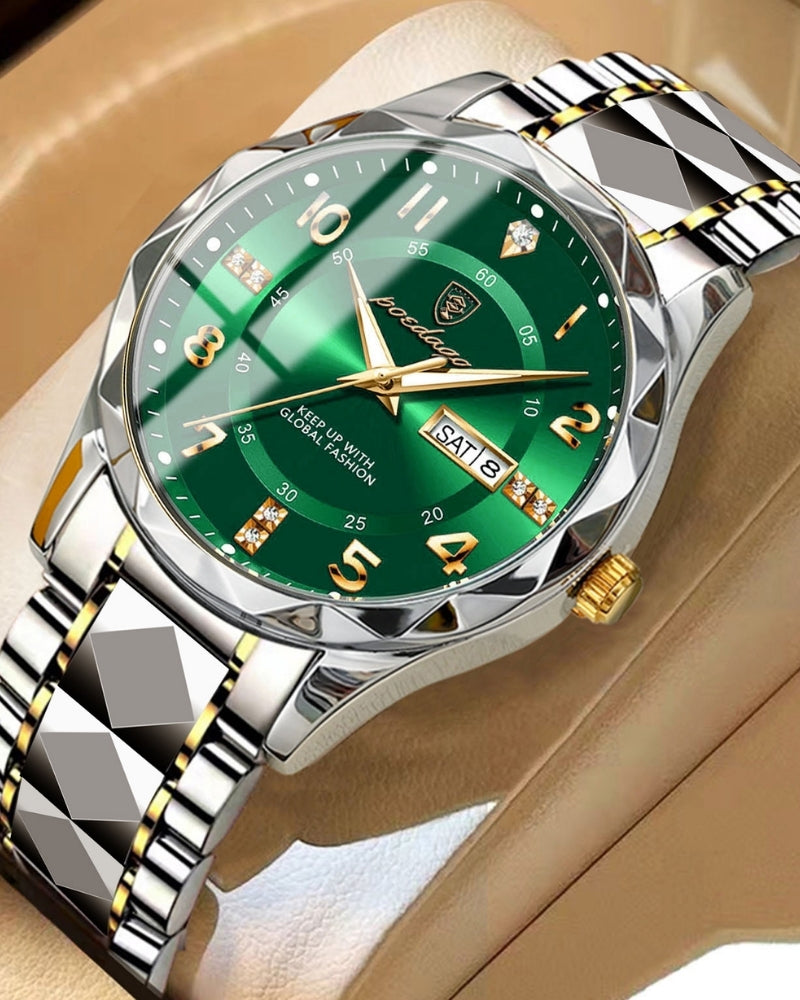 Classic Two-Tone Steel Watch - Areistore