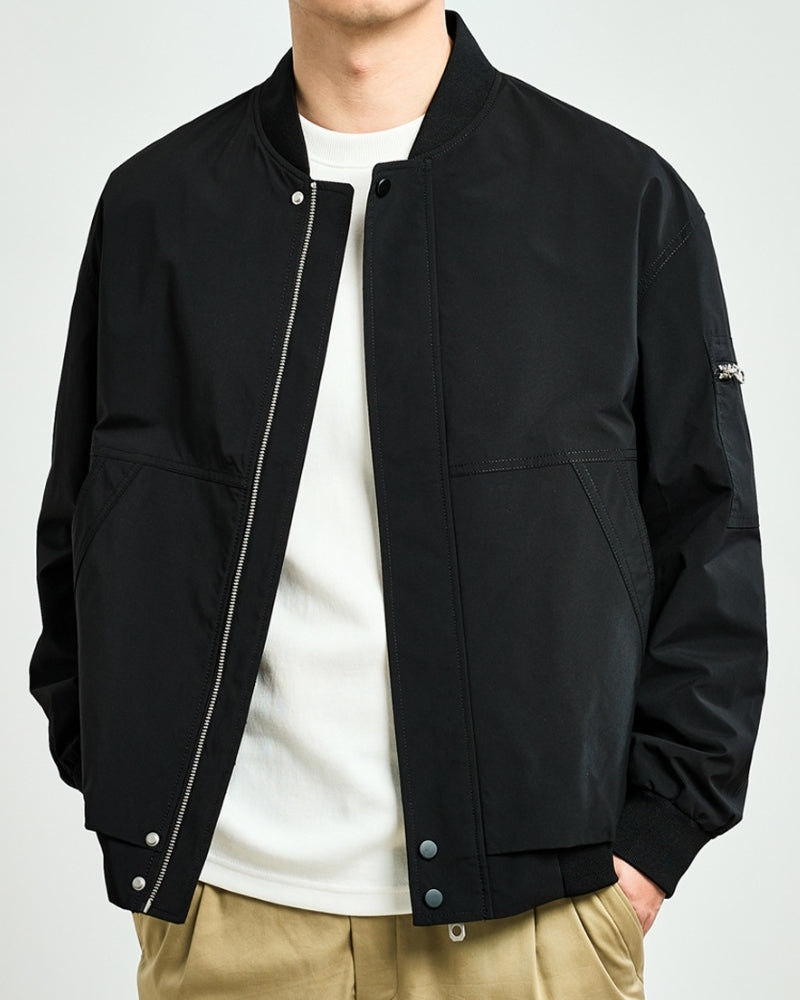 Minimalist Bomber Jacket - Areistore