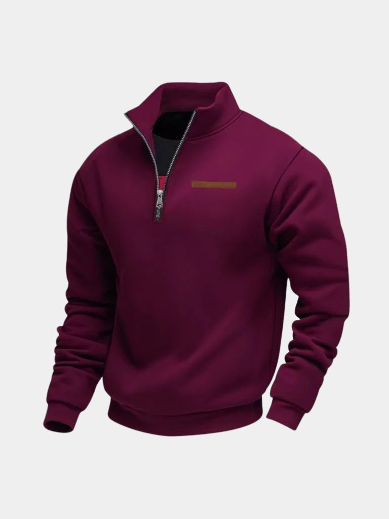 Slate Urban High Collar Pullover - Areistore