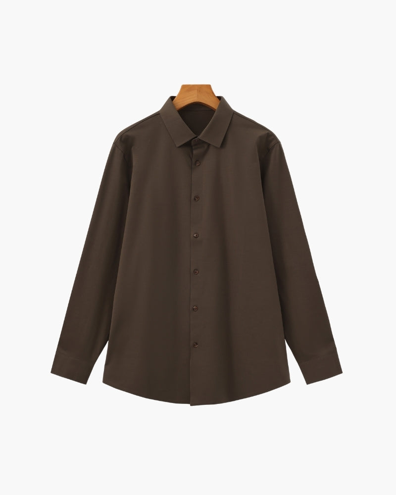 Tailored Cotton Flex Shirt - Areistore