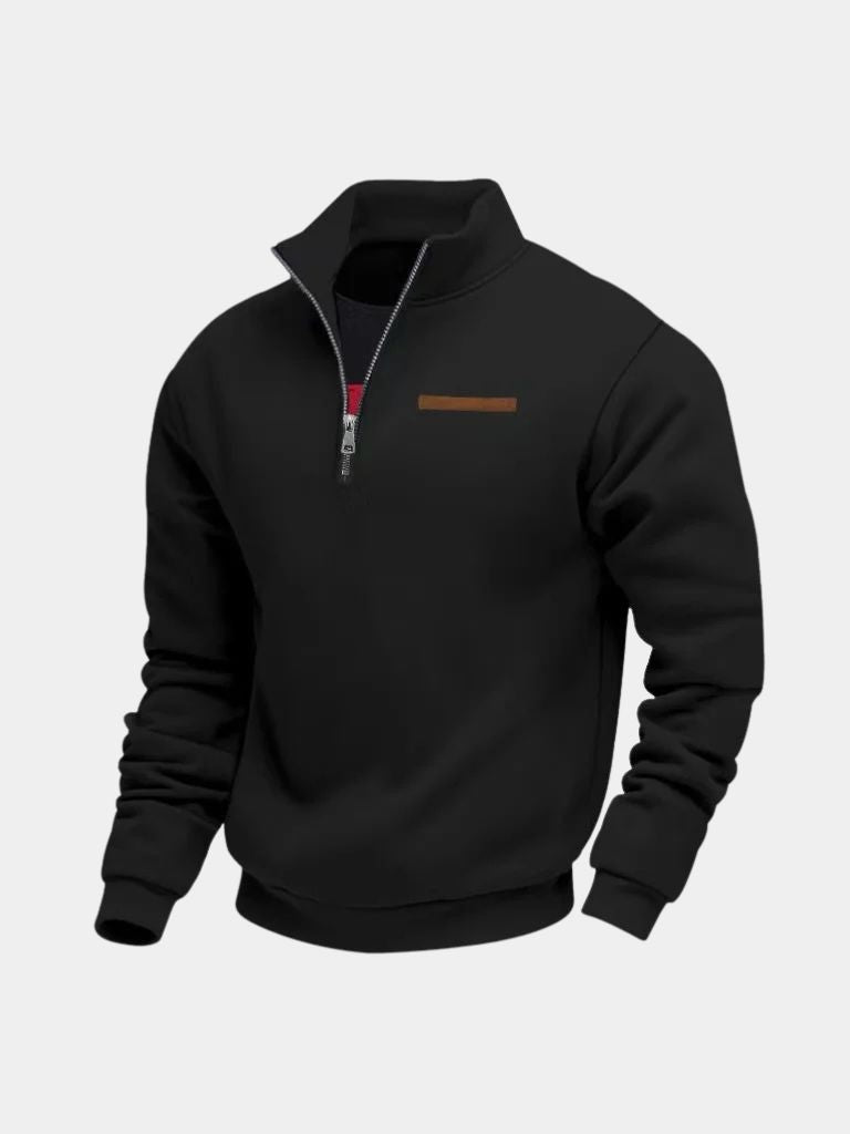 Slate Urban High Collar Pullover - Areistore