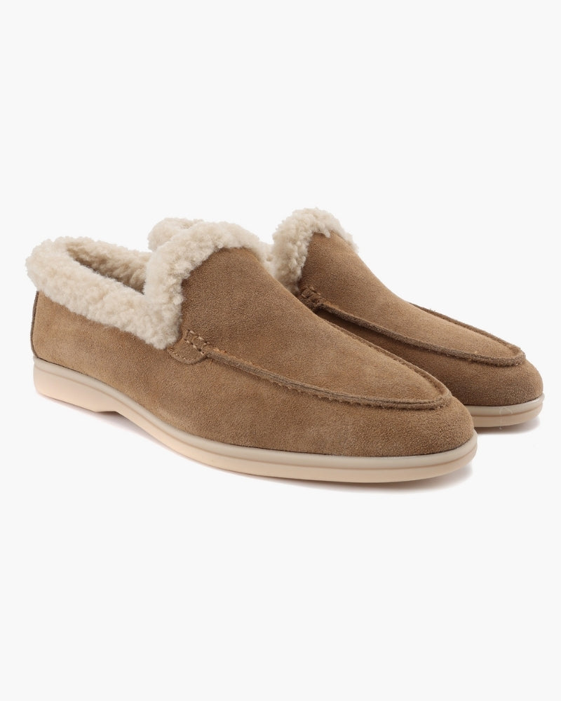 Fur-Lined Premium Loafers - Areistore
