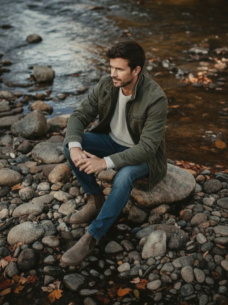 Valmont Vintage Olive Field Jacket - Areistore