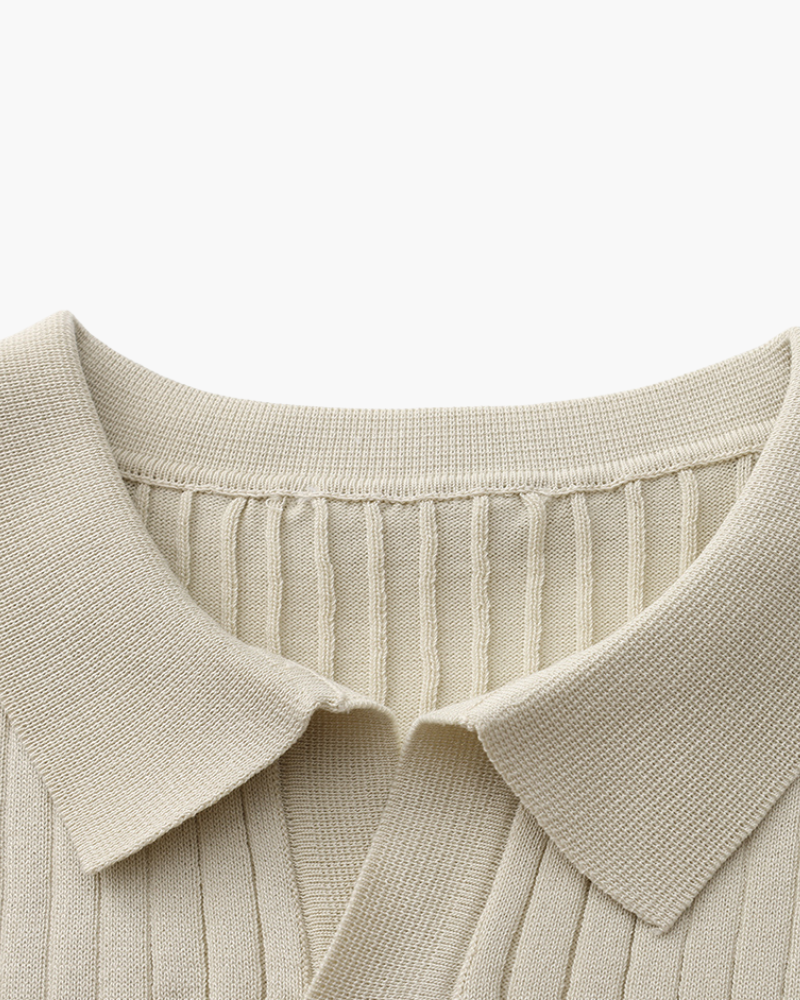 Premium Ribbed Polo - Areistore