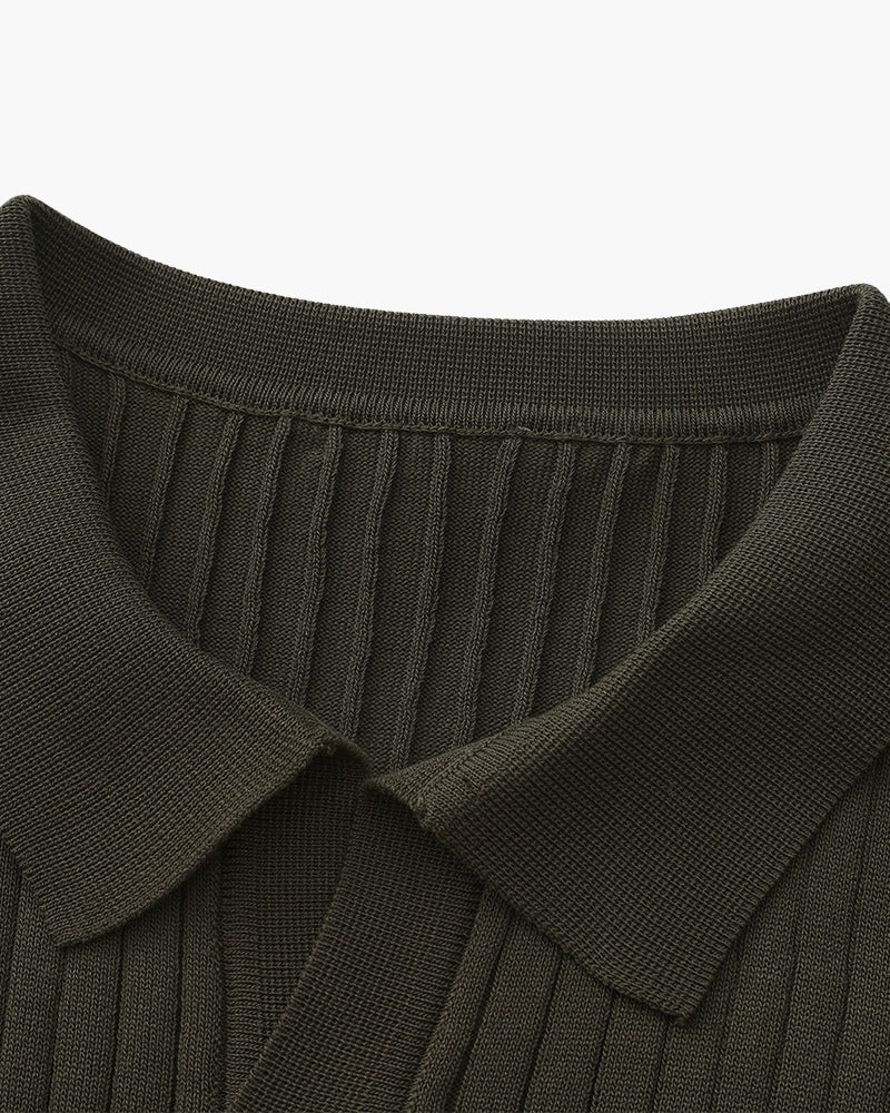 Premium Ribbed Polo - Areistore