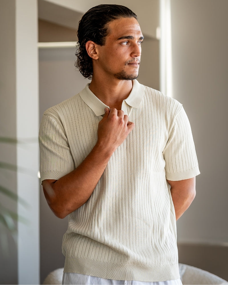 Premium Ribbed Polo - Areistore