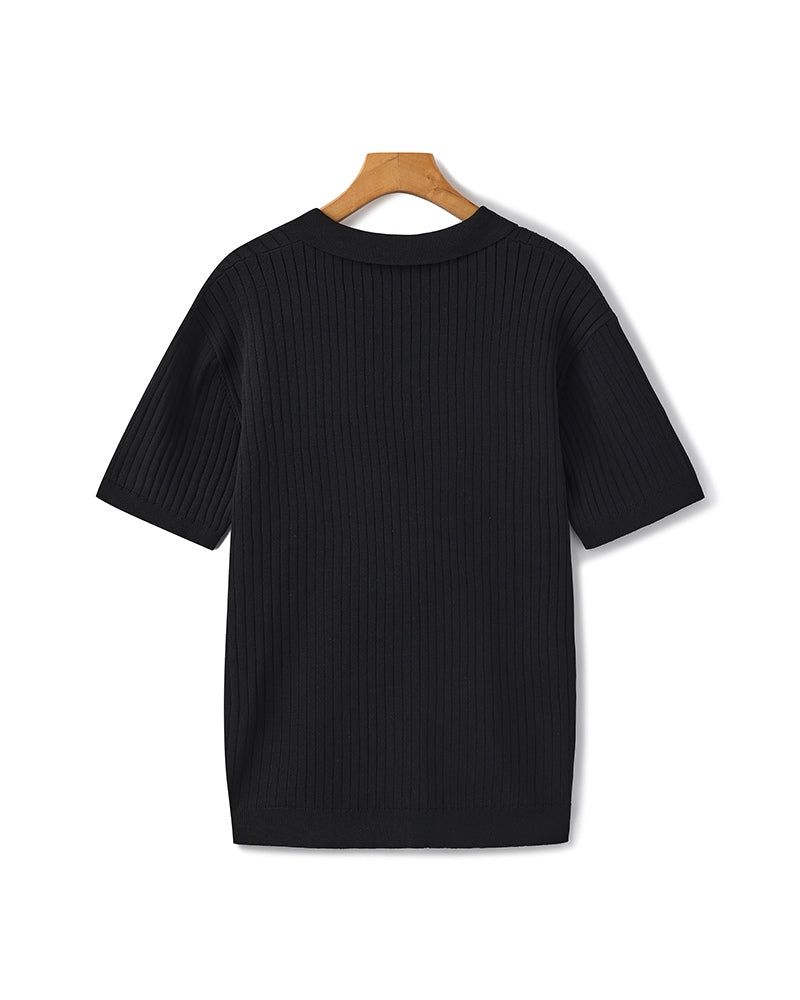 Premium Ribbed Polo - Areistore