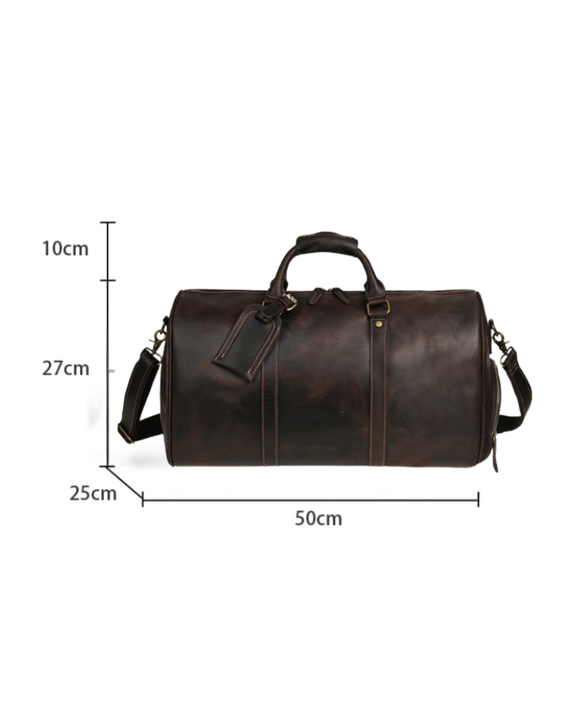 Montague Leather Duffle - Areistore