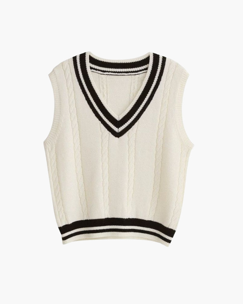 Lady's Rich Sweater Vest - Areistore