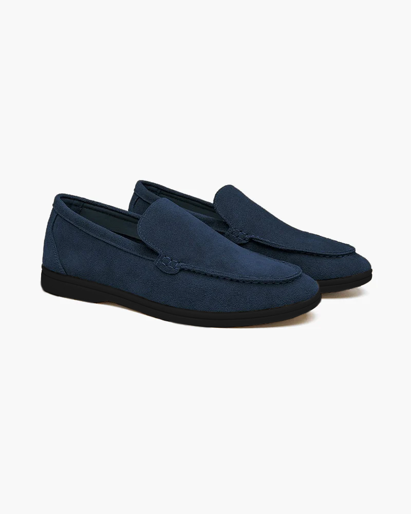 Premium Suede Loafers - Black Soles - Areistore
