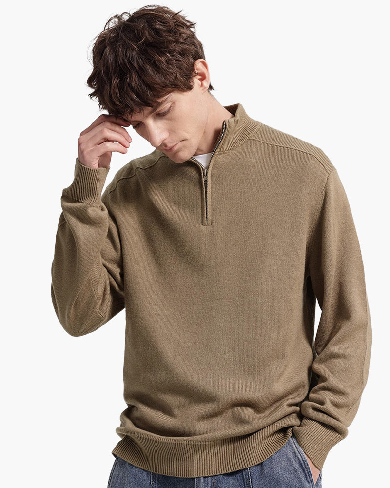 100% Merino Wool Zip Up - Areistore