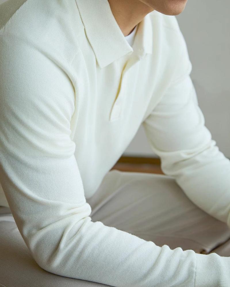 100% Premium Wool Polo - Areistore