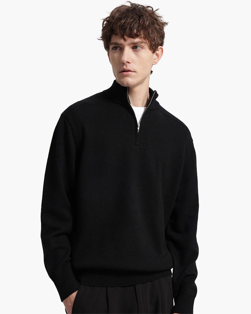 100% Merino Wool Zip Up - Areistore