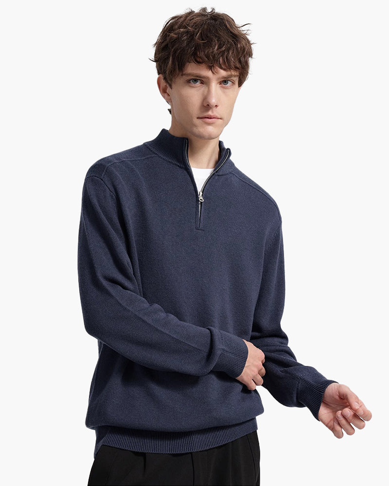 100% Merino Wool Zip Up - Areistore