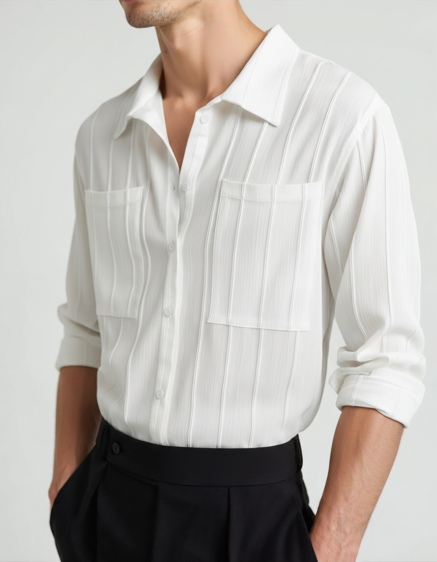 ST Tropez Ribbed Shirt - Areistore