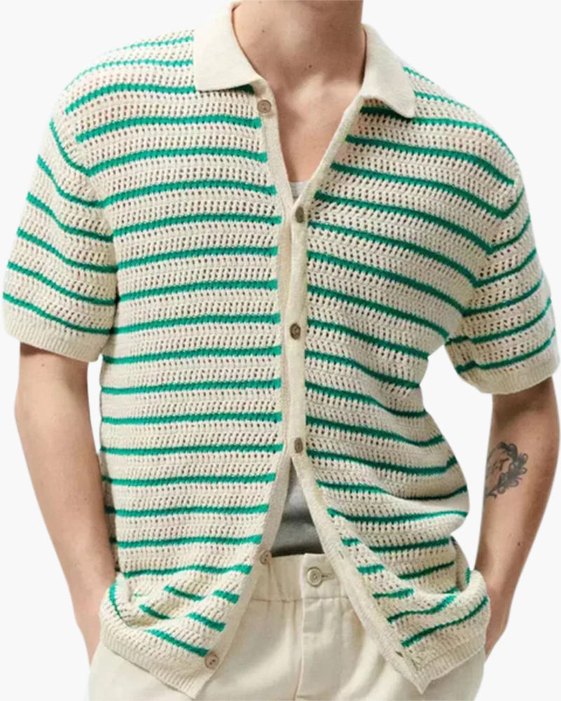 Marbella - Knitted Button Shirt - Areistore
