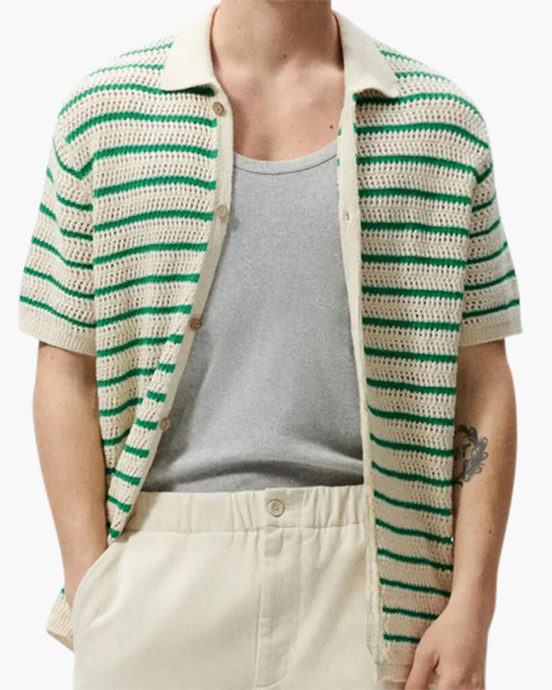Marbella - Knitted Button Shirt - Areistore