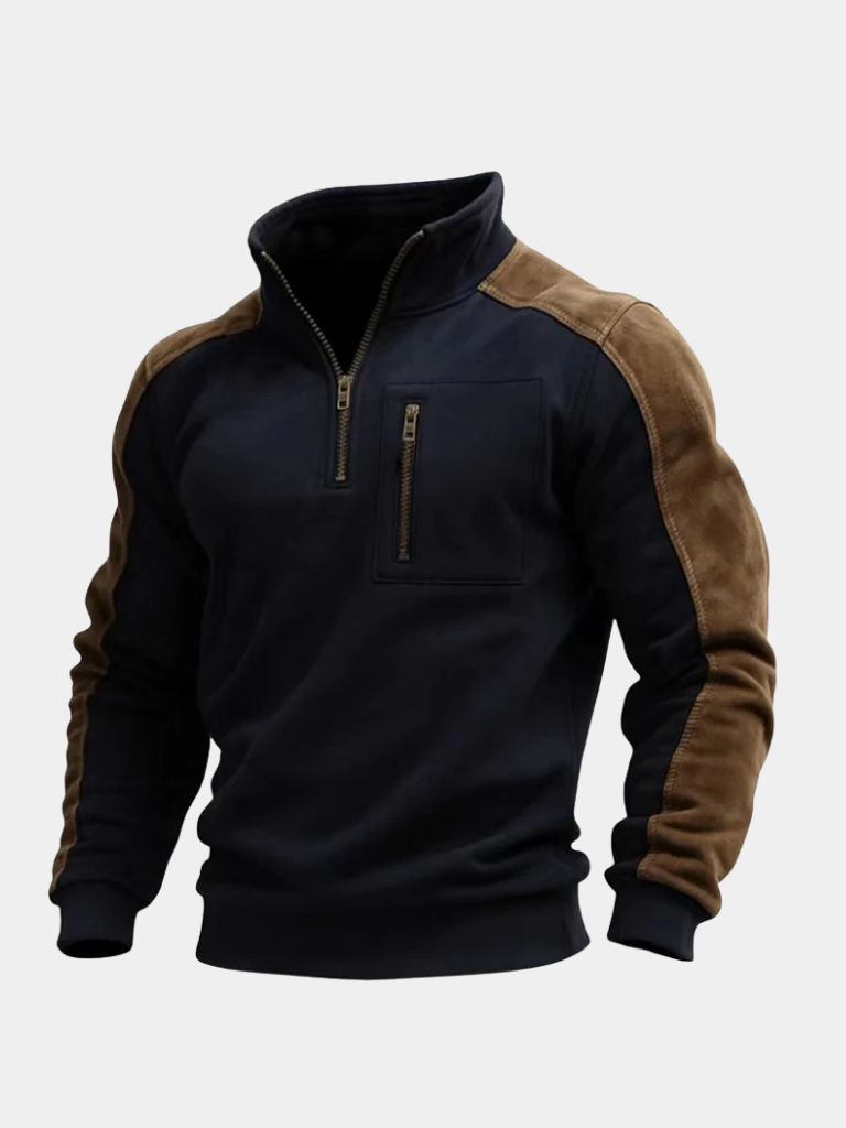 Urban Explorer High Collar Quarter Zip Pullover - Areistore