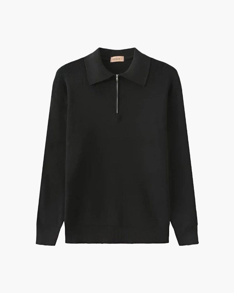 Cesare Half Zip Sweater - Areistore
