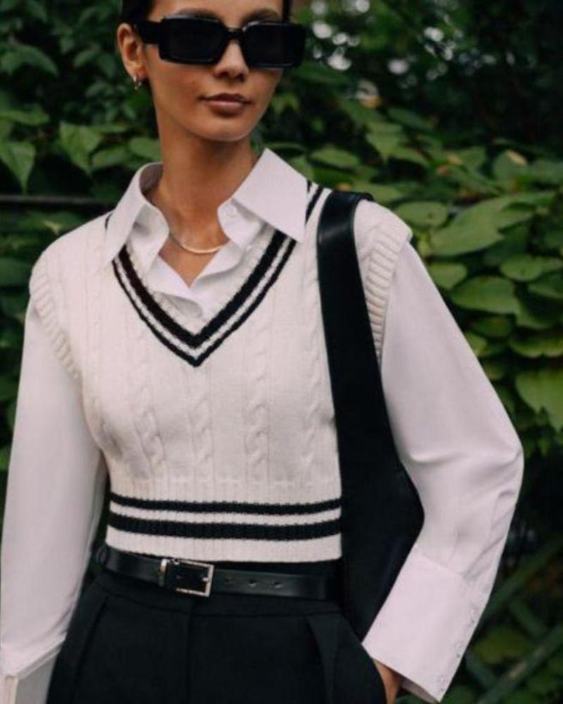 Lady's Rich Sweater Vest - Areistore
