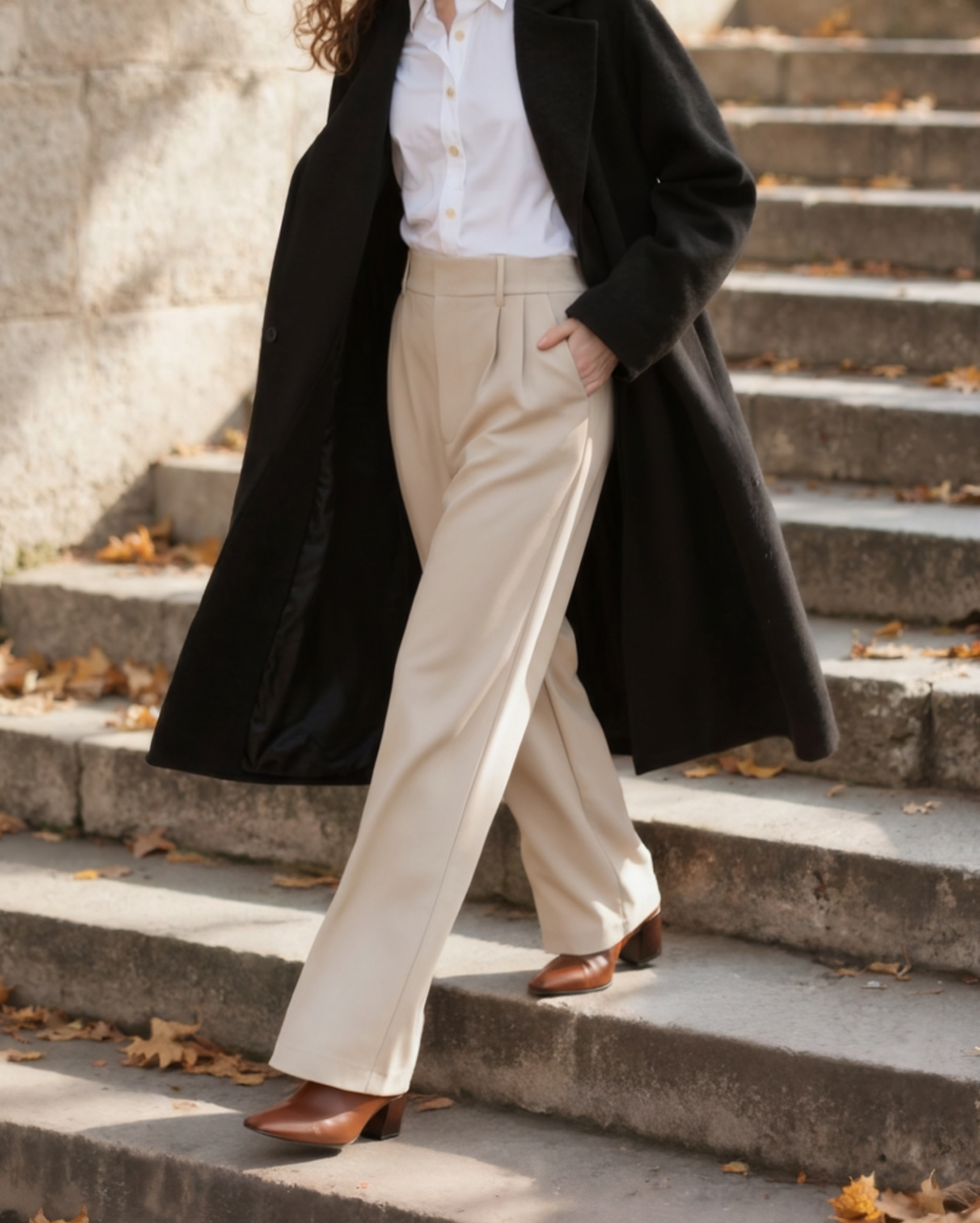 Serena Wide-Leg Trousers - Areistore