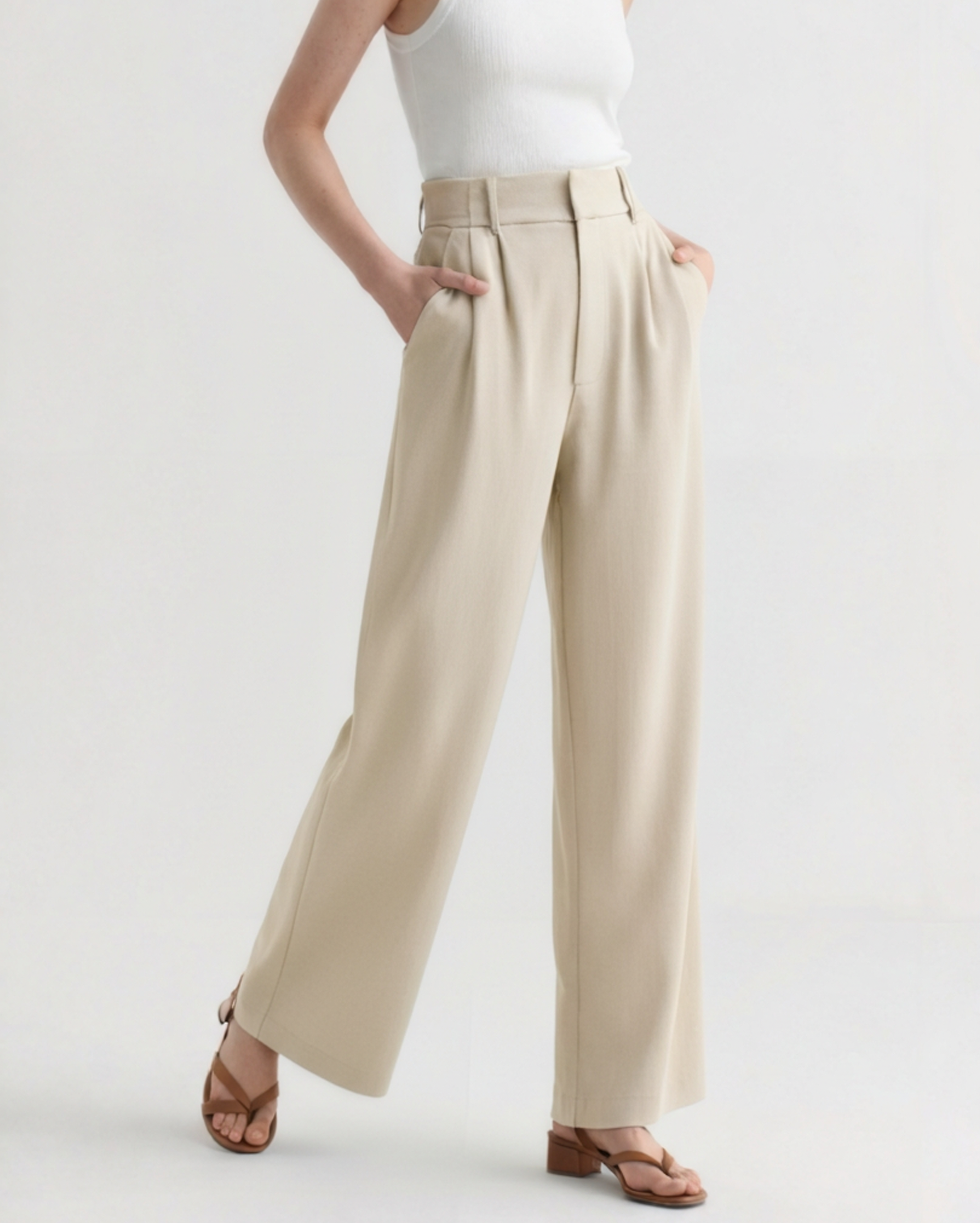 Serena Wide-Leg Trousers - Areistore