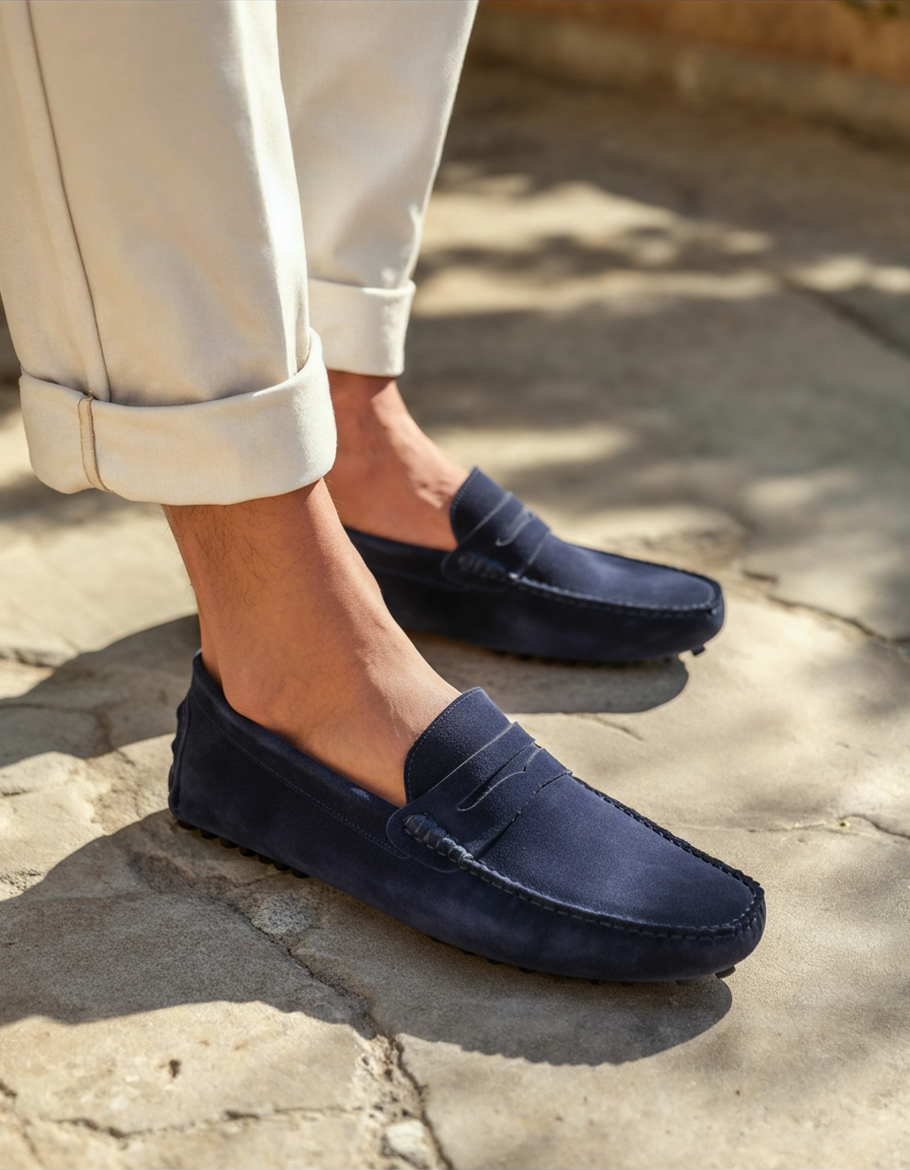 Suede Driver Loafers - Areistore