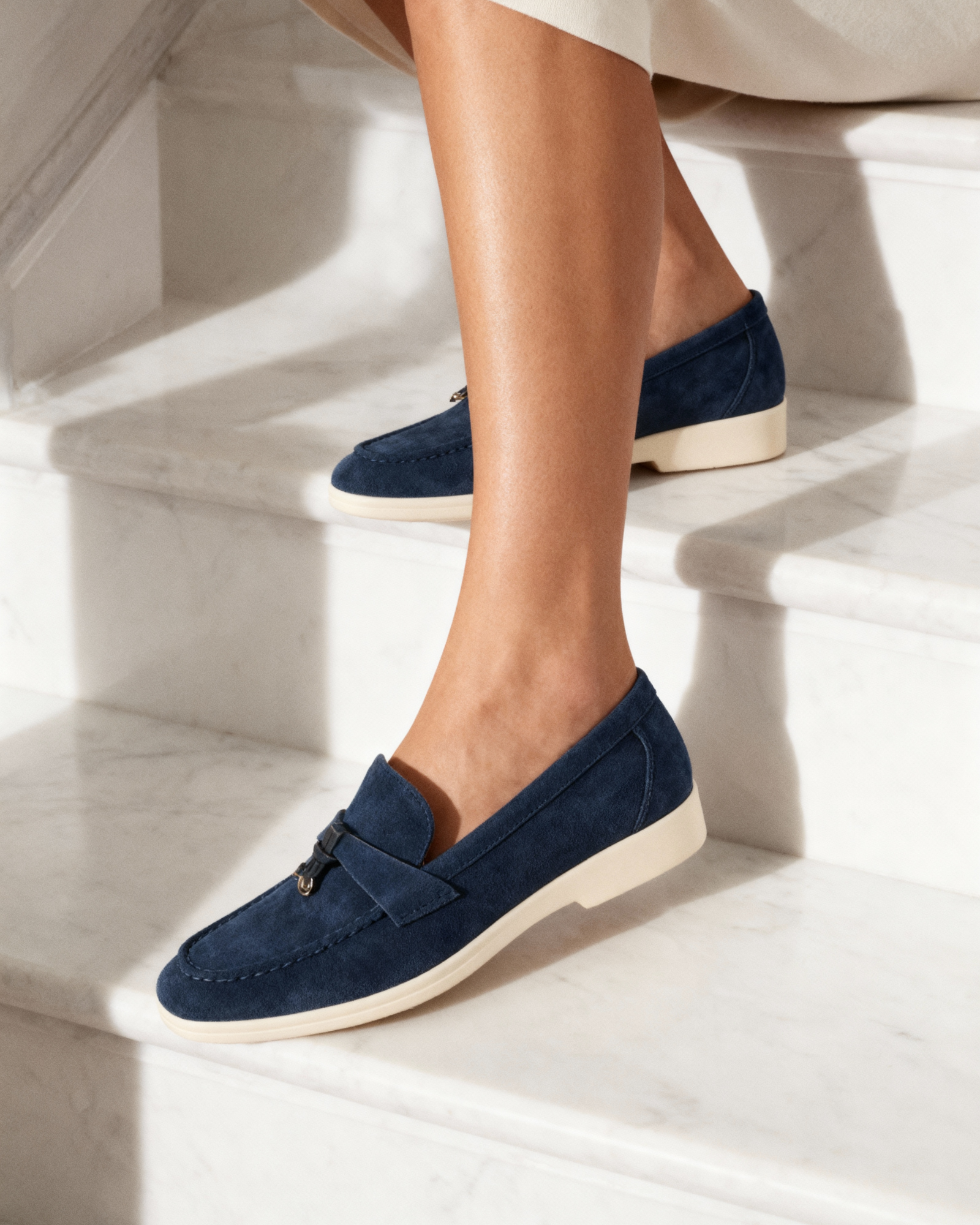 Suede Lady Loafers - Areistore