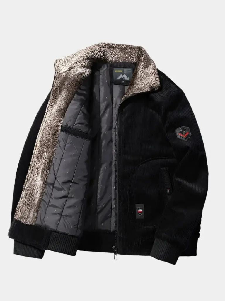Thermal Windbreaker Corduroy Jacket - Areistore