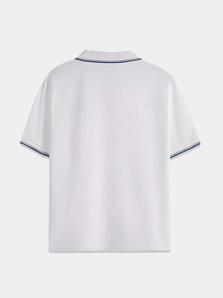 Timeless Black V-Neck Polo - Areistore