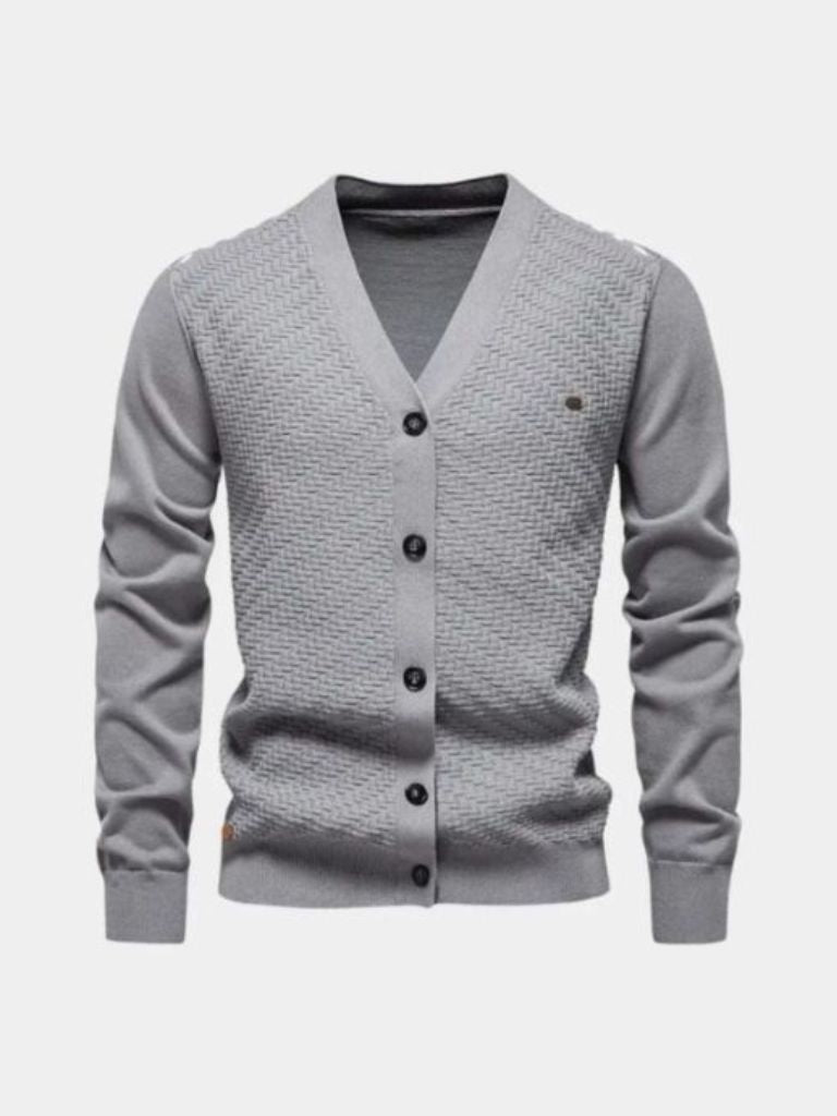 V Neck Knitwear Cardigan - Areistore
