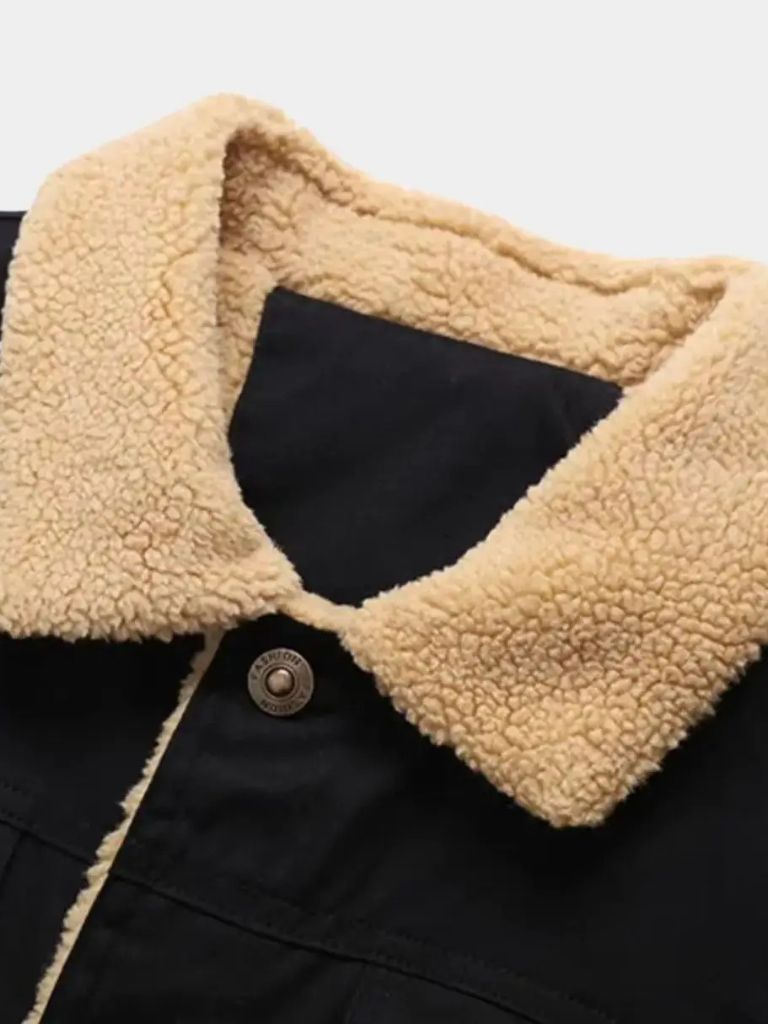 Vintage Fleece Bomber Jacket - Areistore