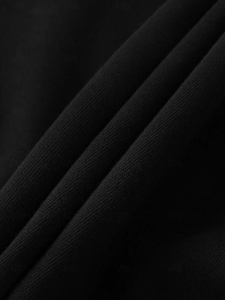 Zip Black Lapel Sports Sweatshirt - Areistore